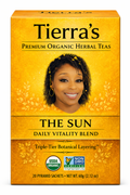 Tierra's Premium Herbal SUN Tea.